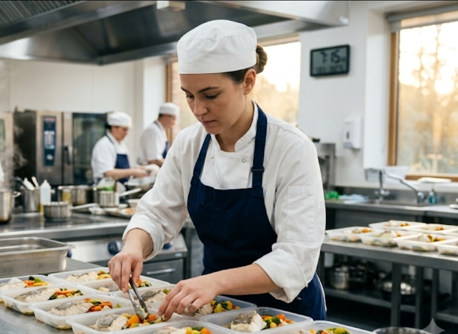 Personal de Cocina en Hospital Alemán